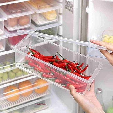 FreshKeep Fridge Storage Boxes (Pack of 6) – 1500 ML Each
