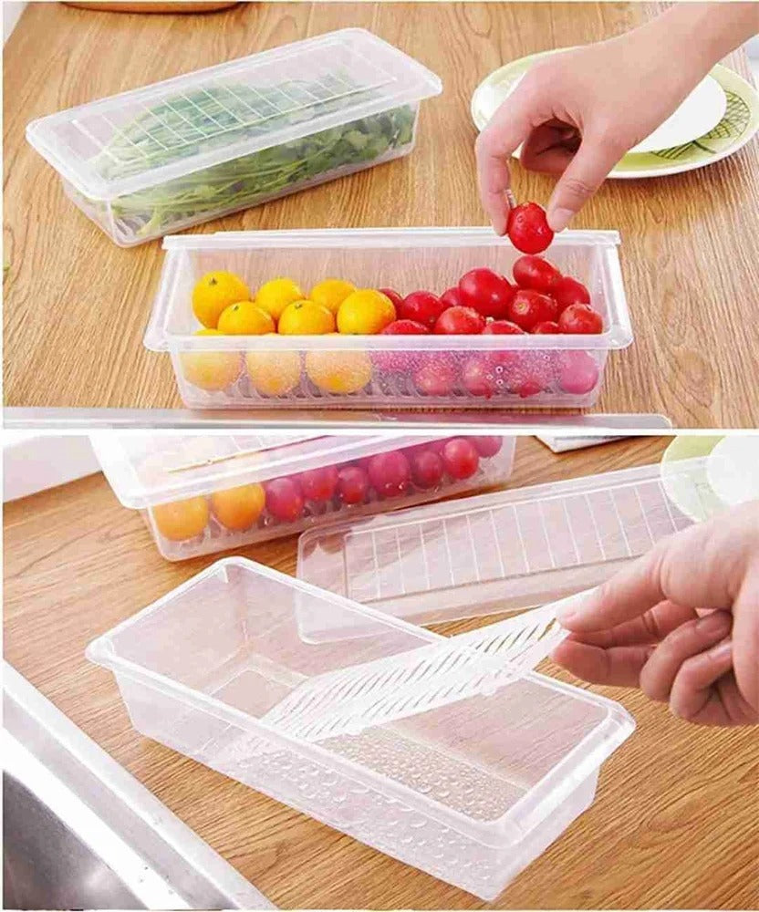 FreshKeep Fridge Storage Boxes (Pack of 6) – 1500 ML Each